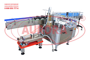 Автоматический этикетировщик мод. АЭ-8 для нанесения бумажных этикеток на жестяные банки 